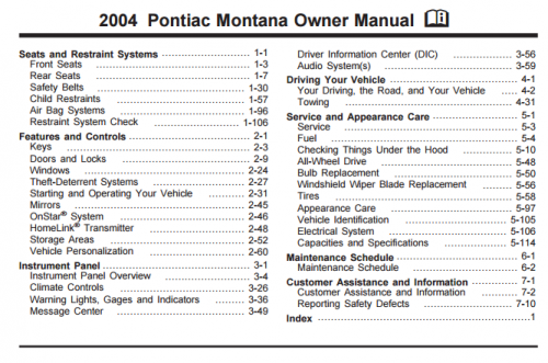 More information about "2004 Montana"