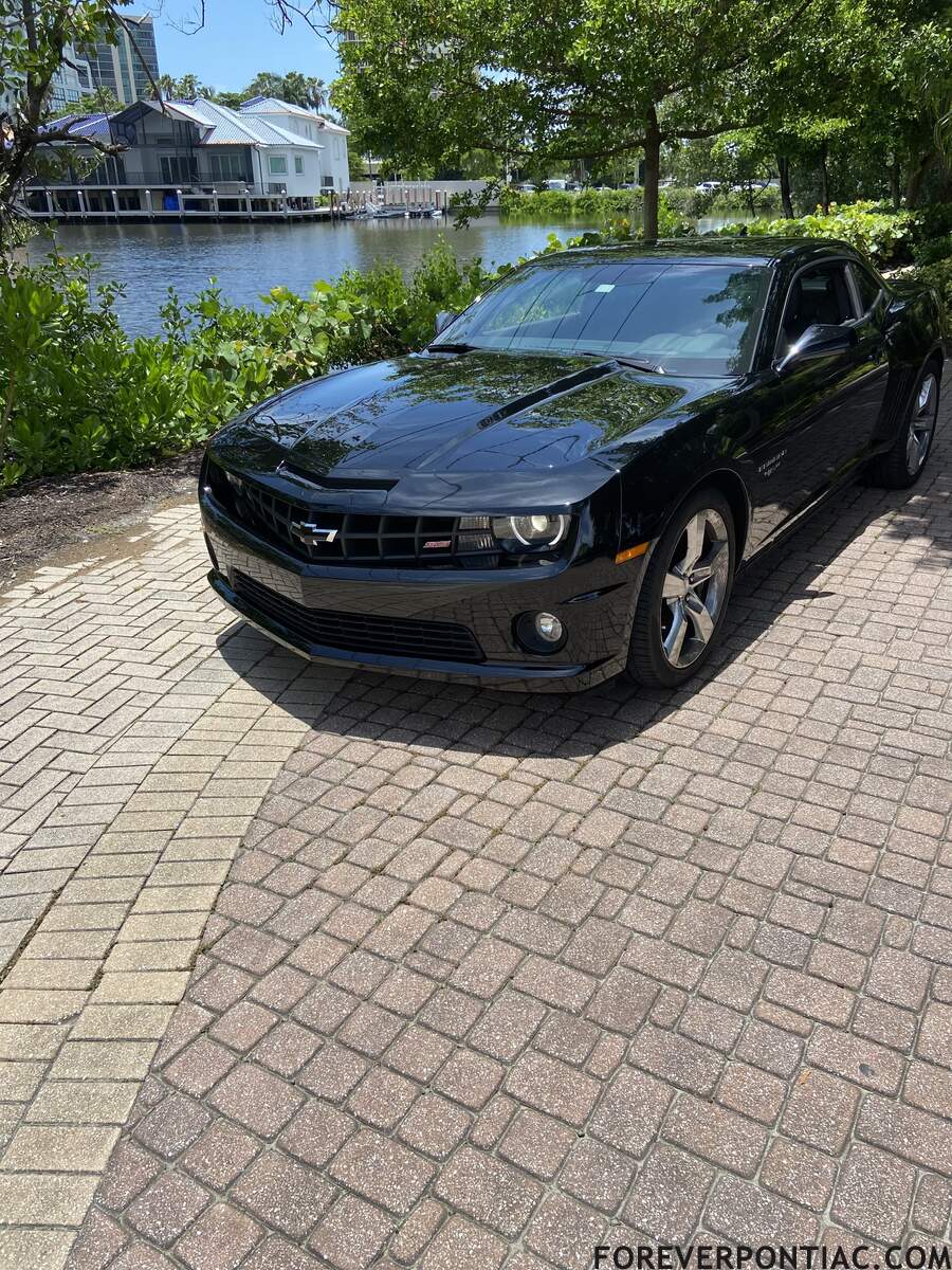 Camaro down by the water